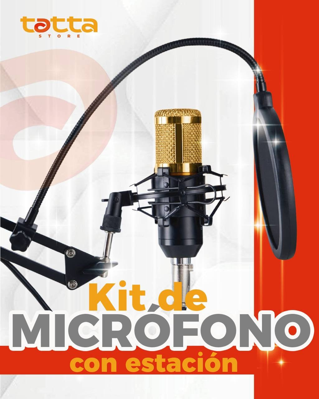 Micrófono de condensador MB-801S