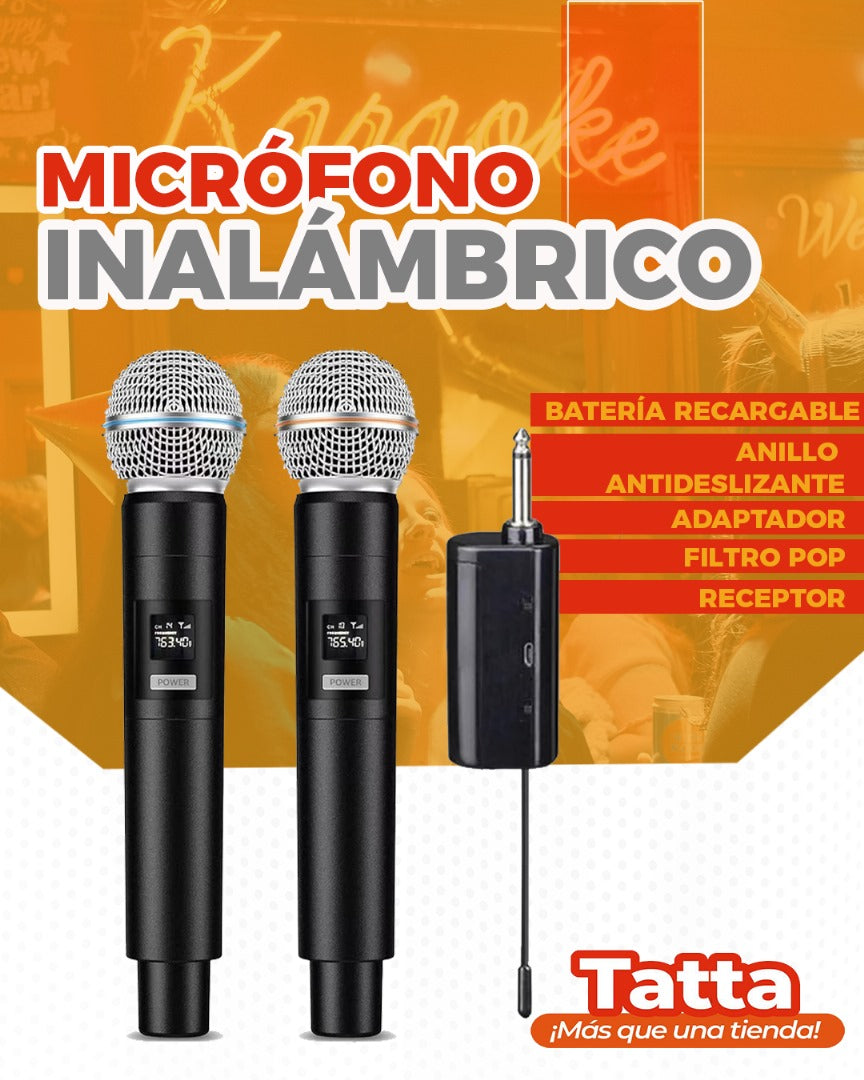 Micrófono inalámbrico dual YCC-58