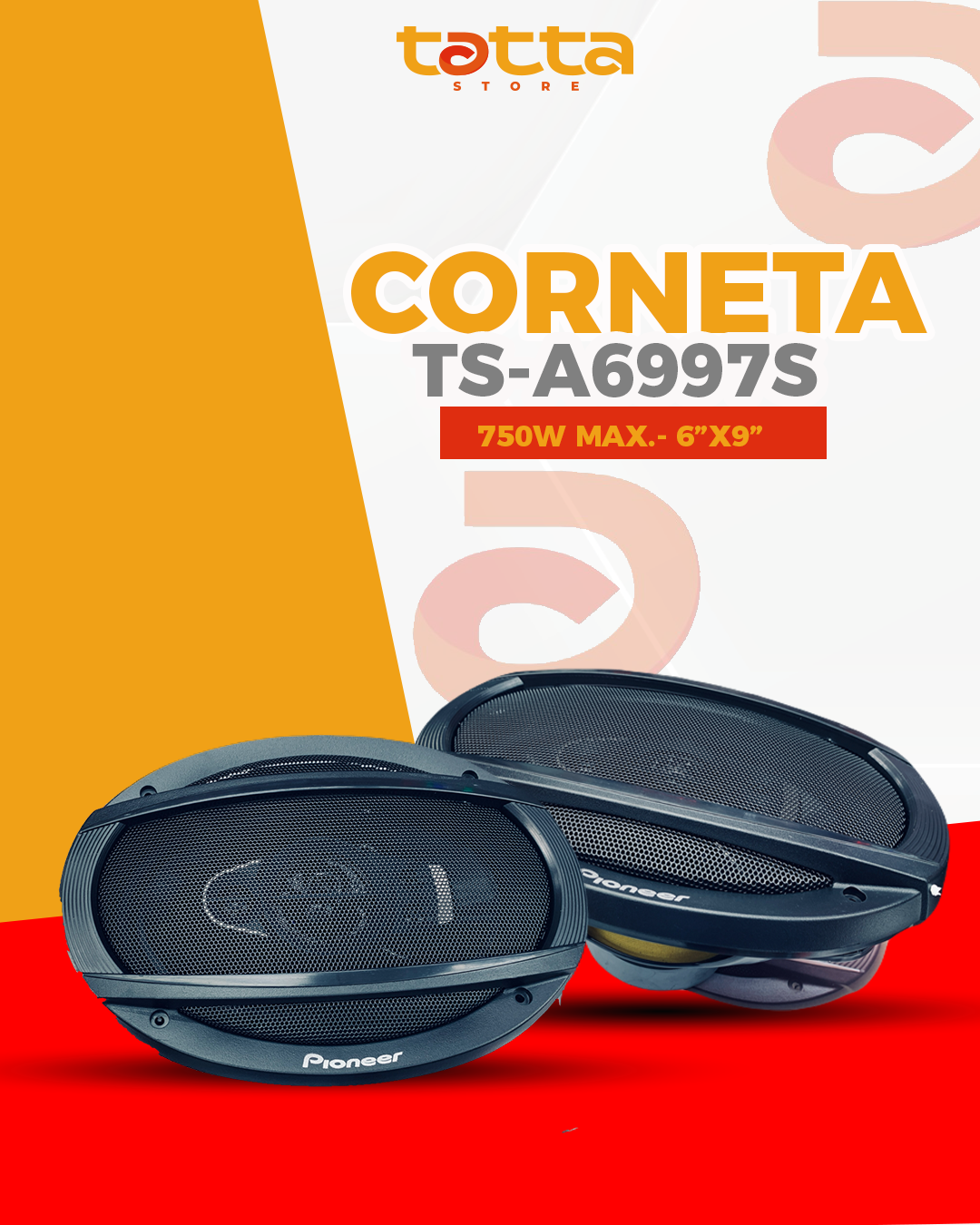 Corneta altavoz Pioneer TS-A6997S 6X9