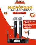 Micrófonos inalambricos doble canal UHF