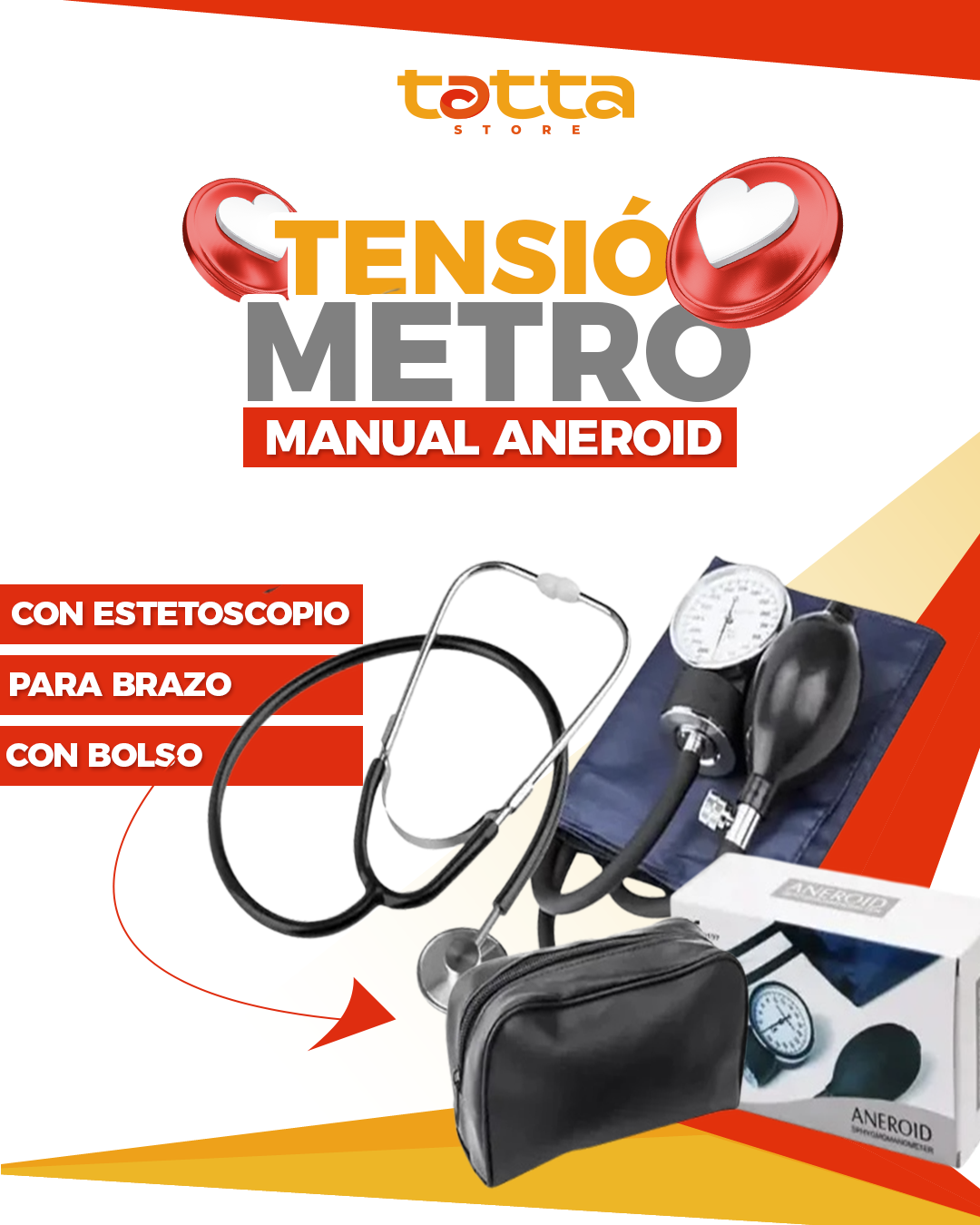 Tensiómetro aneroide manual