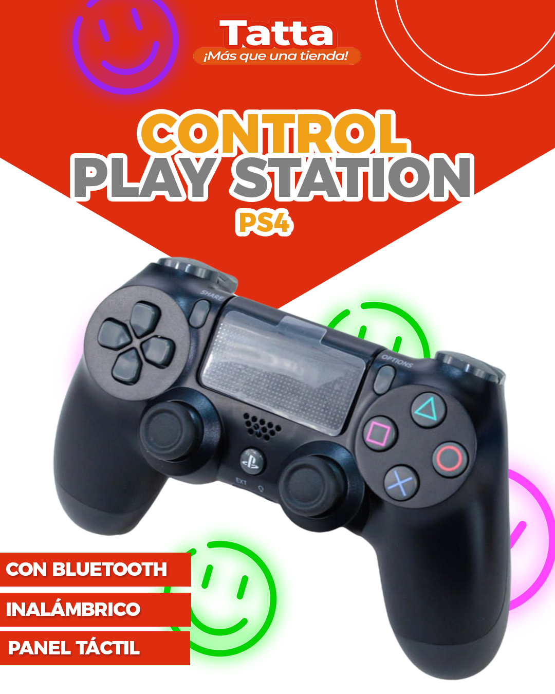 Control inalámbrico PS4