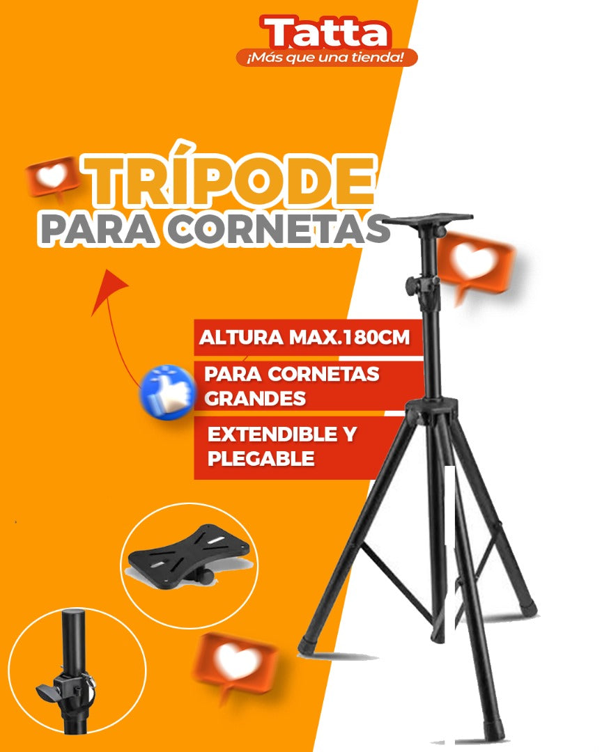 Tripode para corneta max 70 kg