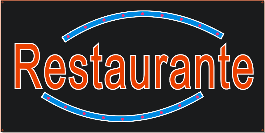 Aviso luminoso fijo LED