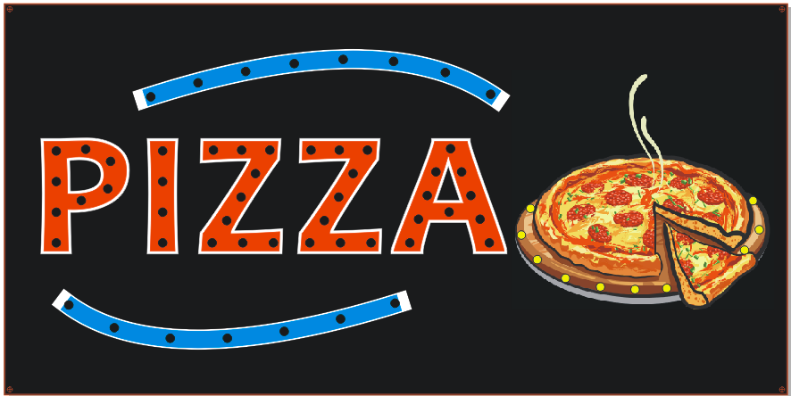 Aviso luminoso fijo LED