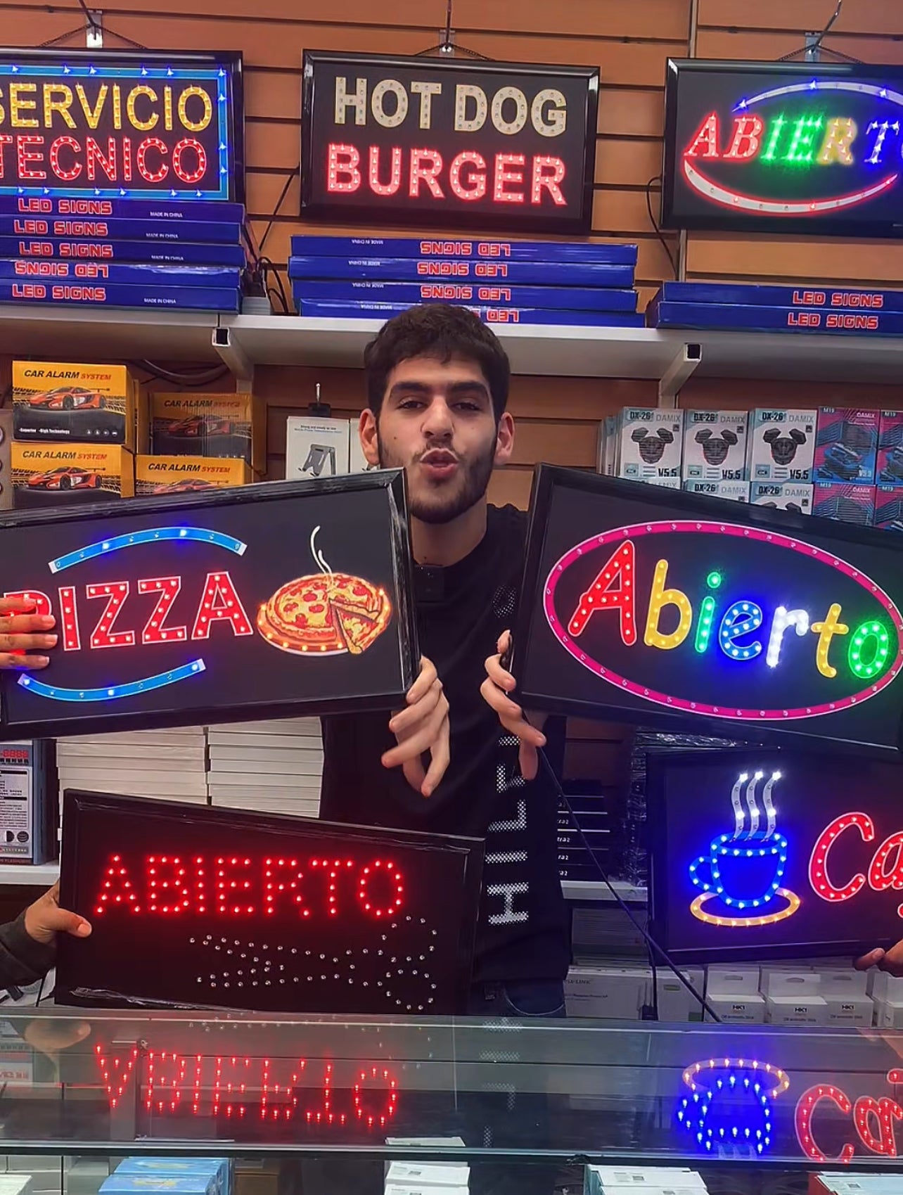 Aviso luminoso fijo LED