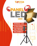 Panel LED 12" inalambrico U800 con tripode